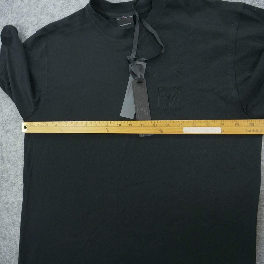 Marcell Von Berlin Shirt Mens Medium Black Graphic Print Crew Short Sleeve New - Picture 10 of 12